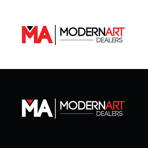Create a MODERN logo and business card for a fine art gallery specializing in modern art Design by wendizzle10