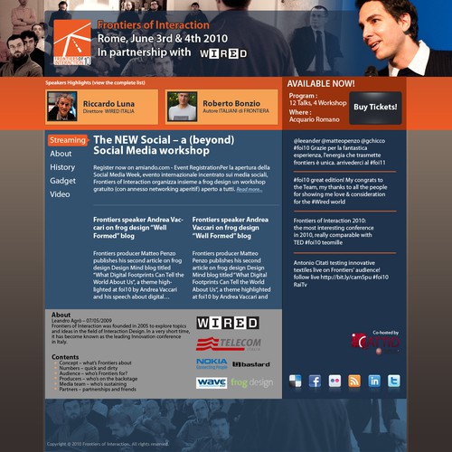 Powerful Technology Conference Website Design by bensign™