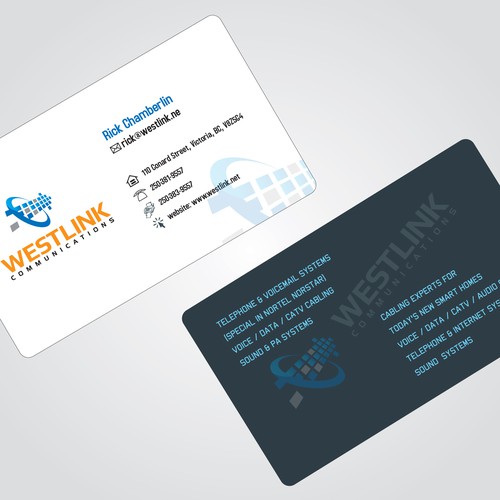 Help WestLink Communications Inc. with a new stationery Design por exde