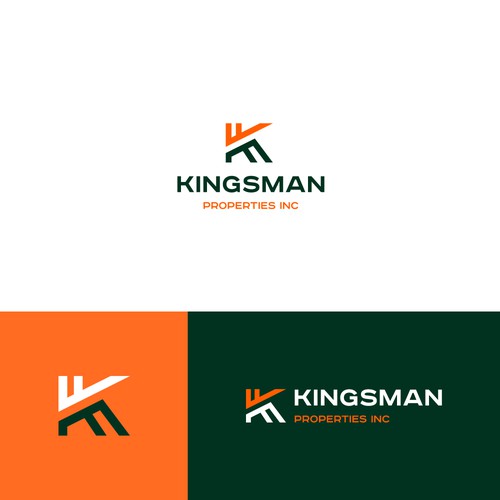 Kingsman Properties logo Design by Akhat7172