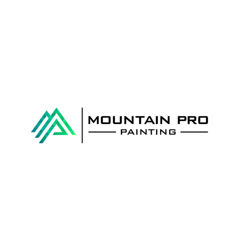 High-end, tech-focused Colorado painting company brand package Design by adam.h™