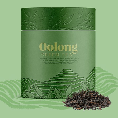 Bold/Hip and Modern Tea Branding Diseño de Senchy