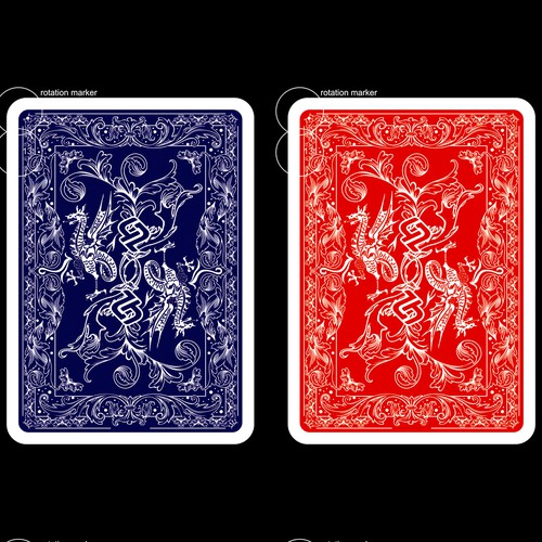 playing cards back pattern