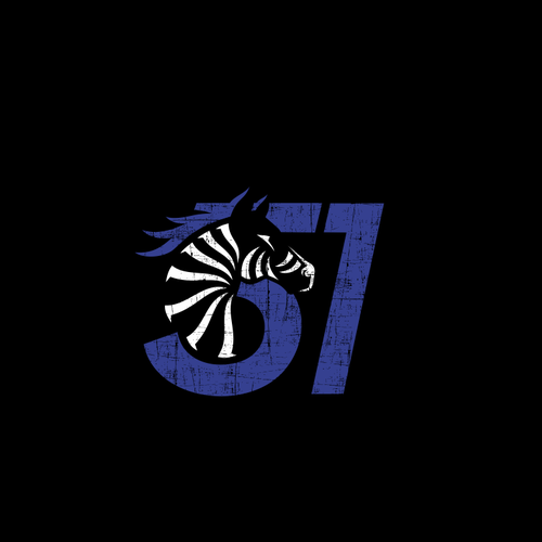 Edgy, Tough, Rugged, clothing Logo cleverly combining "Zebra" and "51" in a unique way. Design by JANTUNGHATI