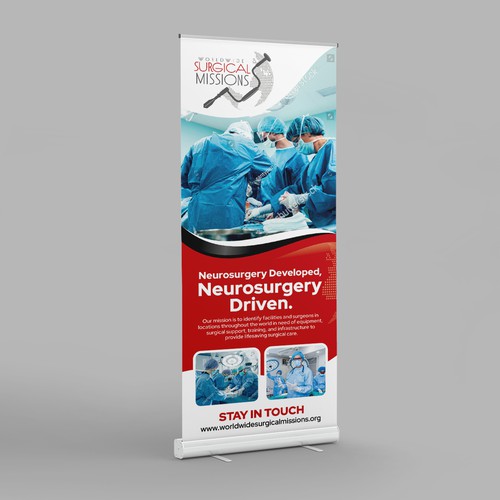 Surgical Non-Profit needs two 33x84in retractable banners for exhibitions Réalisé par Dzhafir