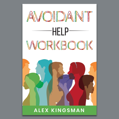 Workbook book cover on Avoidant Attachment Style Design by Unboxing Studio