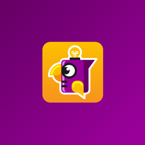 Design di Design Tongie's brand which is an A.I. boosted, language teaching mobile app di SiBudi Design