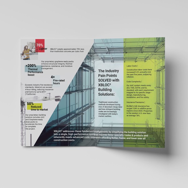 Construction Tech Brochure design