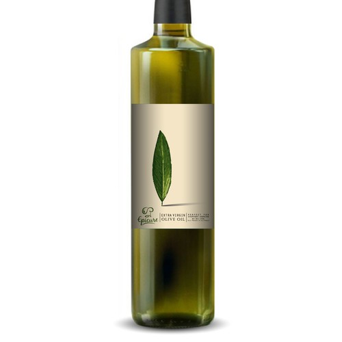 Epicure Olive Oil label Design Design by Dragan Jovic
