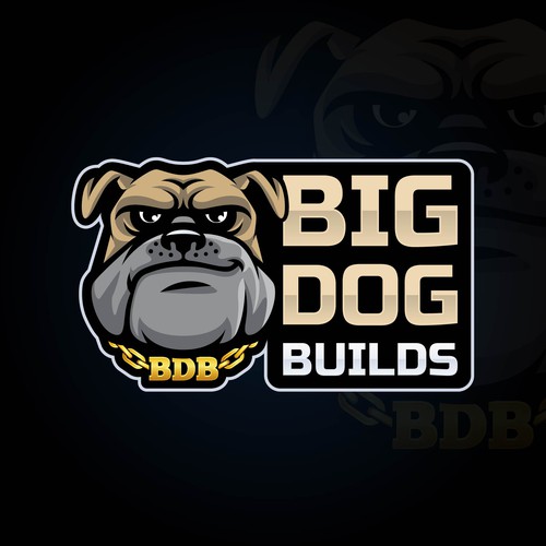 Big Dog Builds Logo Design by Rozart ®