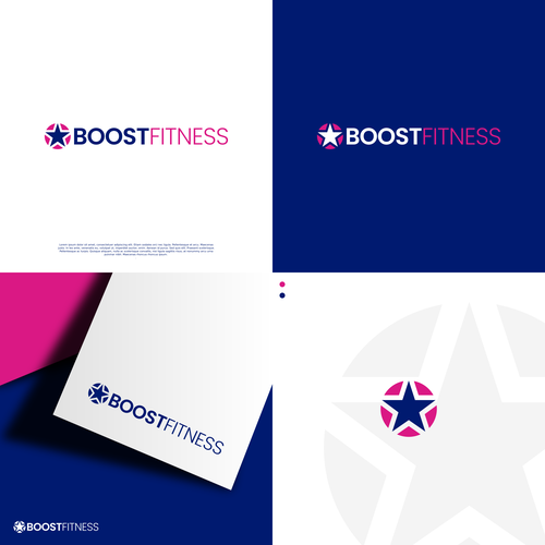 Exciting logo design for expanding fitness brand! Design by Direwolf Design