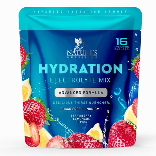 Refreshing Hydration Electrolytes Design Needed for Nature's Nutrition Design by a x i o m a ™