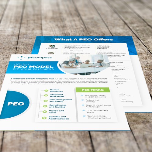 Designs | PEO Marketing Flyer Facelift | Postcard, flyer or print contest