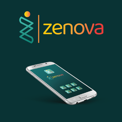 Zenova Logo: Revolutionary suite of health and wellness mobile apps Diseño de J.Tot