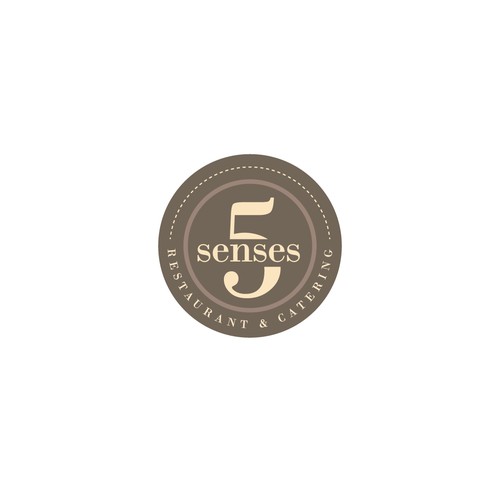 Restaurant logo to stimulate 5 senses Design by Th_orr