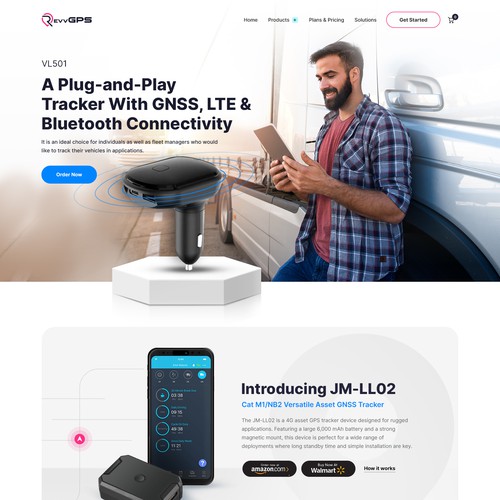 Sleek, cutting-Edge design ECommerce site focusing on traffic from Amazon sales Design by Aj3664