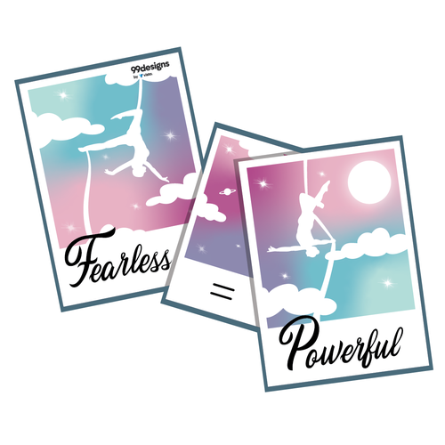 Typographic illustration to inspire and empower women Design by Mariana Carrino