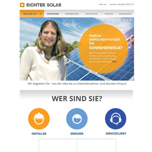 Proposta di design per un contest della categoria Design di sito web realizzata da Driller