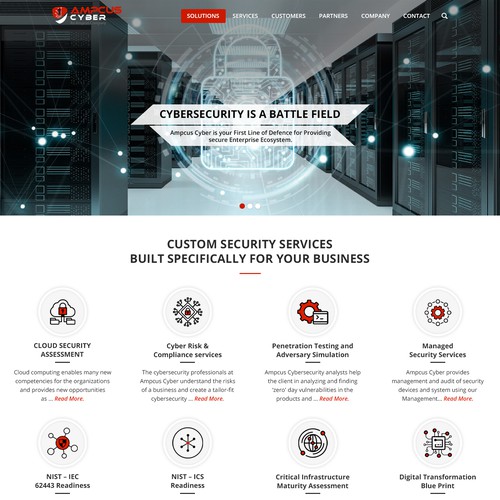 Landing page design contest entry by Shaurya-Arts