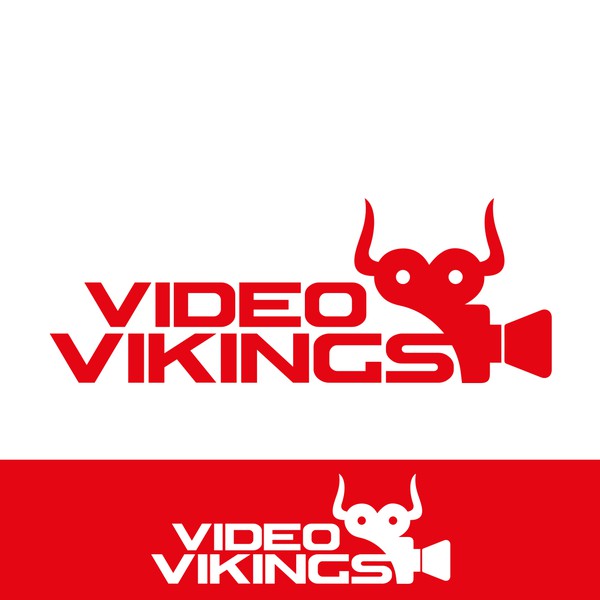 Design by freehandday titled "Awesome logo for Video Vikings"