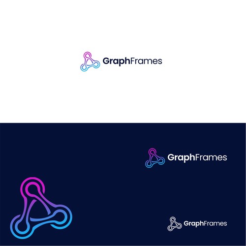 GraphFrames Logo - an open-source software project for big data networks Design by BAdesign