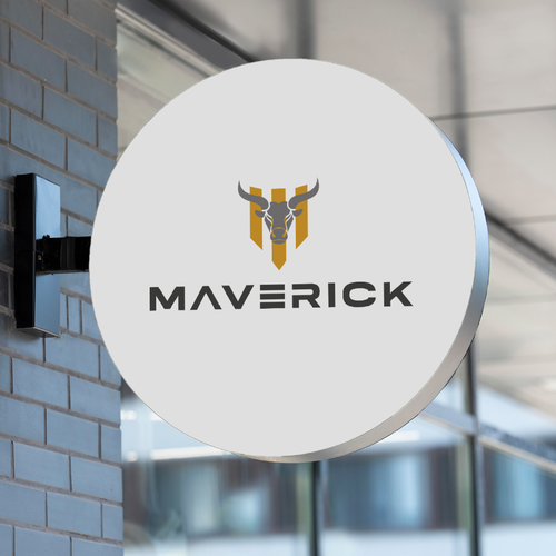 Need a modern abstract bull and M logo for our concrete construction company named Maverick. Design por A N S Y S O F T