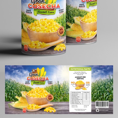 Mais dolce in grani - Whole Kernel Sweet Corn - Products - Menù srl - Dal  1932 Produttori Specialità Alimentari