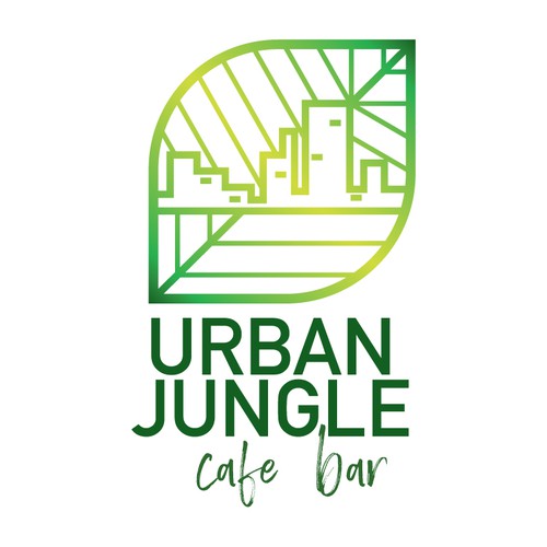 Logo for "Urban Jungle - Bar" - a jungle themed, modern and innovative restaurant Design by emygraph