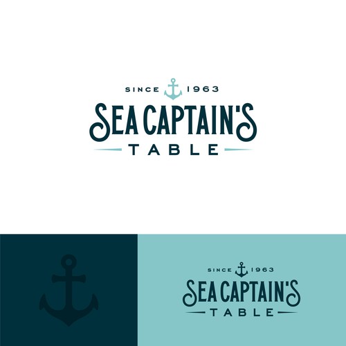 Sea Captain's Table Logo Design Design by Natalie Downey