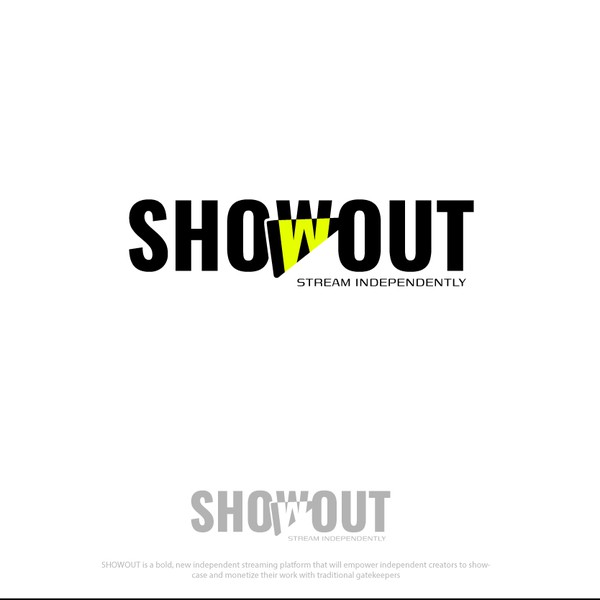 Design by Lims_creative titled "Bold Logo for an independent streaming platform"