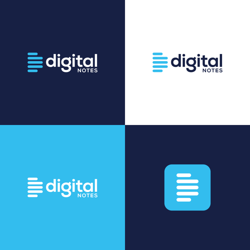 Logo for a Note Taking app Design by Tom Joshua