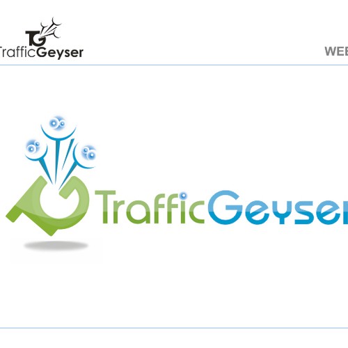 T-R-A-F-F-I-C   g-e-y-s-e-r  Logo Design by Foal