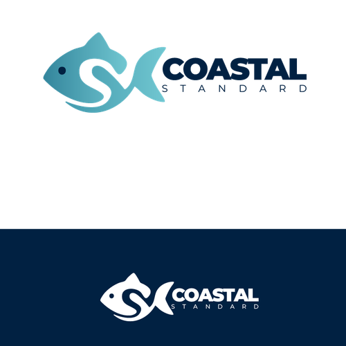 Logo and Brand Guide for Coastal Clothing Brand Design by morgan marinoni