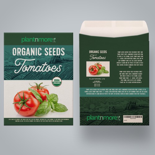 New Vegetable Seed Packet Line - Packet Design Needed Design por Windmill Designer™