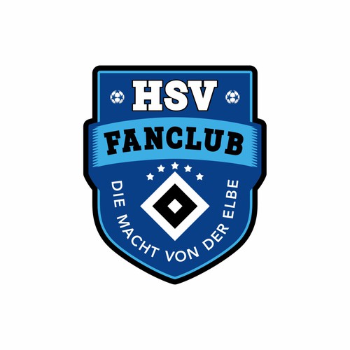 Gestalte ein Logo für den HSV Fanclub "Die Macht von der Elbe" Design by Adides