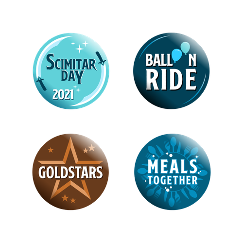 Cool Badges for Team building Design by Simple Mind