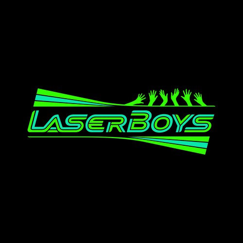 Upbeat logo design for laser-show hire/design company Design by 31Candles!