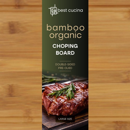 Bamboo Chopping Board Colour Card (2 Bamboo Chopping Board Models) Design by Andy⚡️⚡️