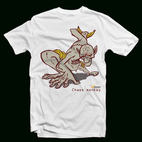 Design di Design the Chaos Monkey T-Shirt di SOPI