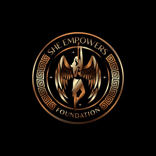 SHEempowers - luxurious design of a woman preferrably in some kind of a circle to appeal to women professionals Design by eMbo