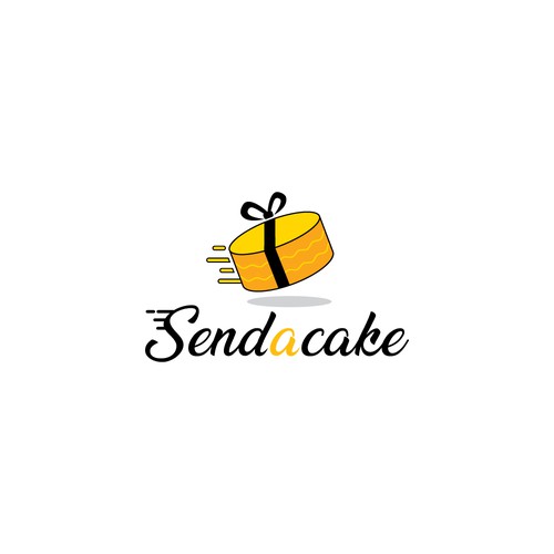 Send A Cake needs a gorgeous fun logo Design by MercClass