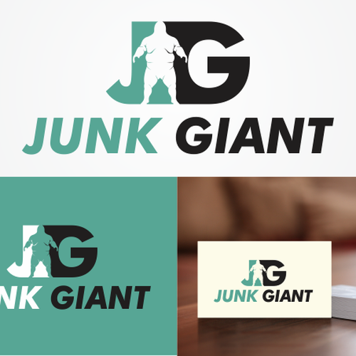 Create a modern, eye-catching logo for junk removal company Junk Giant. Design by Brainstorming_day