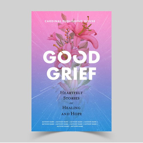 Design a bestselling book cover for People Looking For Ways to Heal Grief Design by The Cloud Digital