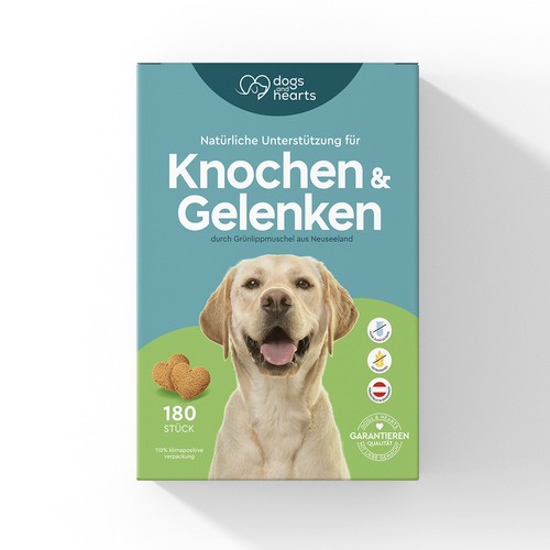 German dog food company needs a remarkable Box-Design for 1st Product (Healthy Snack) Design by Nubia Design