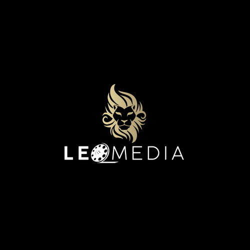 Logo for "LEO MEDIA", a media designer company, working mostly, but not only, as (live) cameraman Design by memindlogo