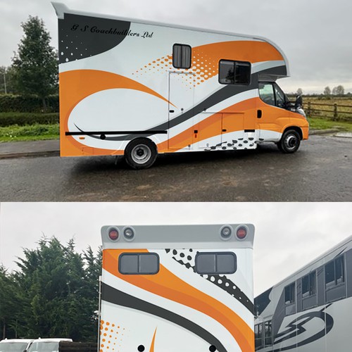 Stunning Horsebox Graphics Design Design by Fachri Iffat