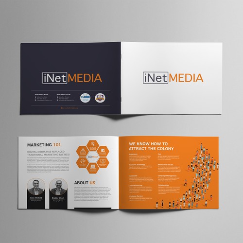 Build a Modern, engaging brochure for iNet Media Design by Arttero