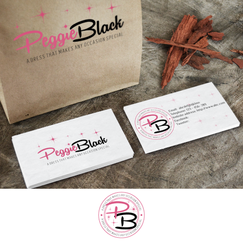 Create a captivating pinup logo design with a twist for Peggie Black Design by Maya984