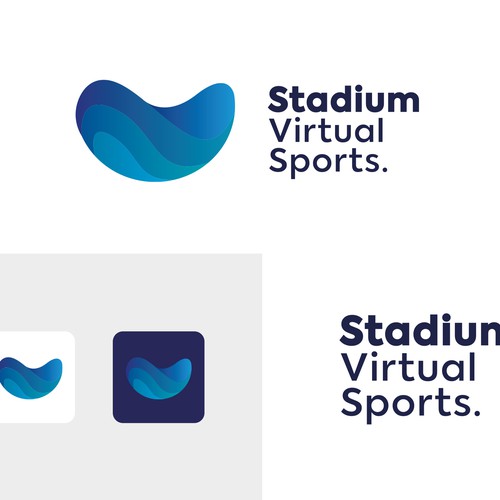 "Stadium Virtual Sports" Formal Logo Design Design by Uli Estrada