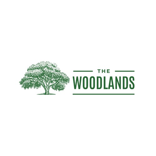""The Woodlands" Apartment Community Branding" winning Logo design